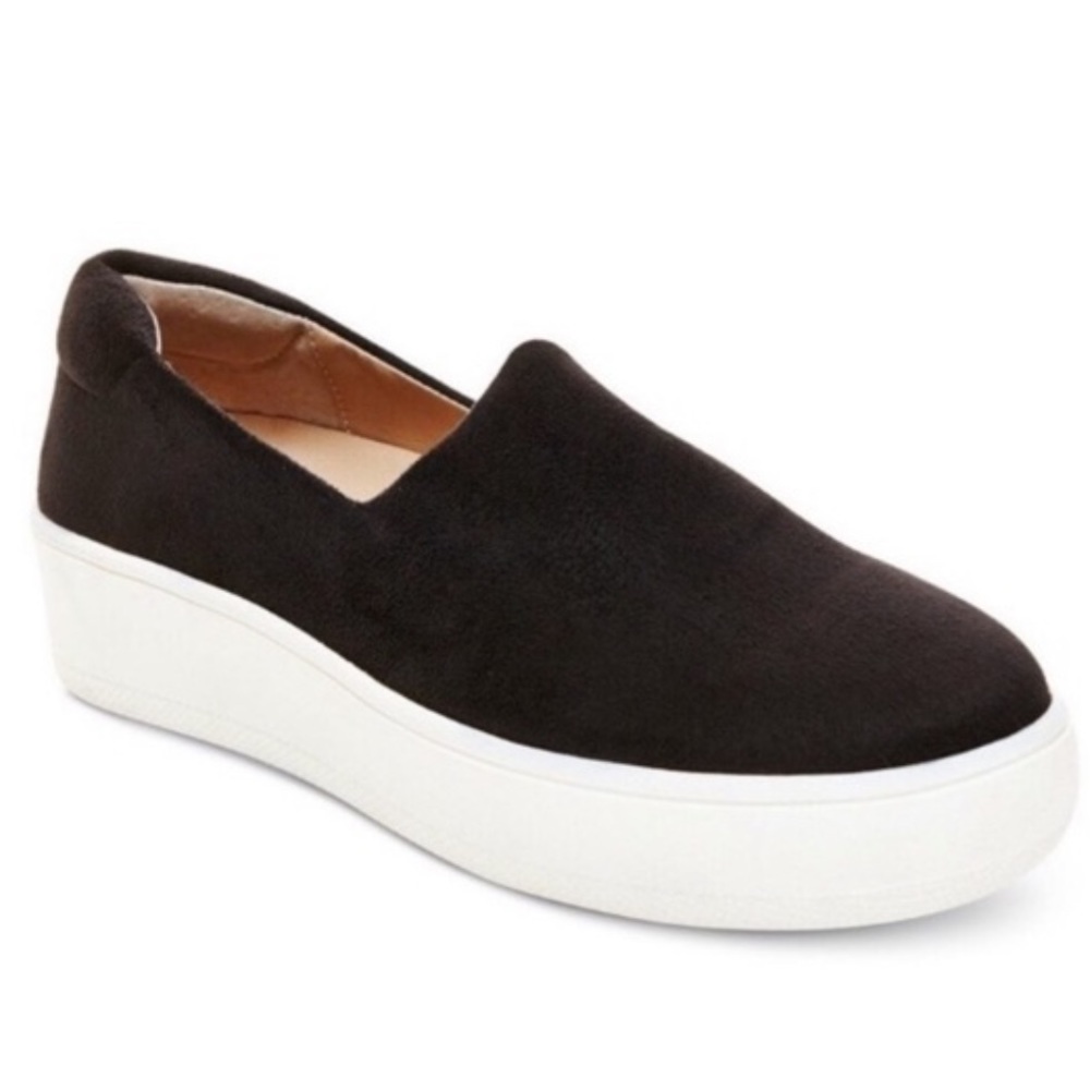 Steven by Steve Madden Hilda Black Platform Shoes